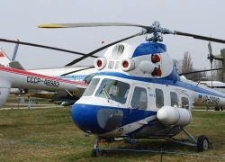 Trực thăng Mi-2 của Nga rơi khi hạ cánh