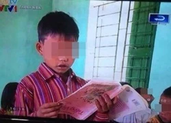 Vụ đọc sách ngược trên VTV: Do bìa sách dán ngược