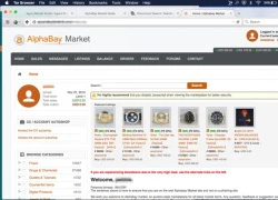 AlphaBay - chợ đen trên Dark Web