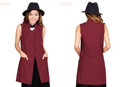 Áo vest nữ form dài HINASTYLE