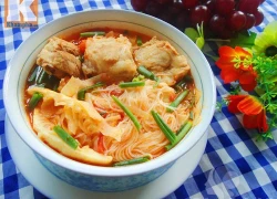 [Chế biến] - Bún sườn măng ngon ơi là ngon!