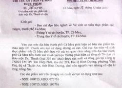 Cà Mau khuyến cáo người dân không sử dụng trà Dr.Thanh có cặn