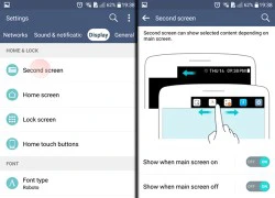 Cách tắt màn hình phụ trên smartphone LG V10