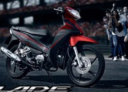 Cận cảnh xe số Honda Blade 110 sơn mờ giá từ 18 triệu