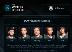 Cập nhật tình hình thay máu các team Dota 2: Đội hình Alliance vô địch TI 3 hội ngộ