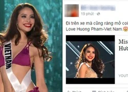 Dân mạng phát cuồng theo dõi Phạm Hương tại Bán kết "Hoa hậu hoàn vũ 2015"