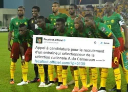 ĐT Cameroon tuyển HLV qua... Facebook và Twitter