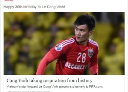 FIFA chúc mừng sinh nhật Công Vinh trên facebook