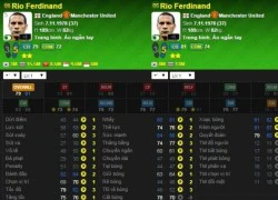 FIFA Online 3: Có nên đổi từ Ferdinand SS06 sang Ferdinand SS06WC hay không?