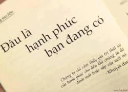 Hạnh phúc ư? Đơn giản lắm...