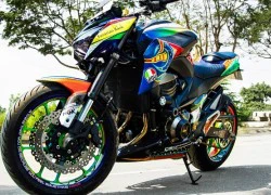 Kawasaki Z800 lên đồ chơi hàng hiệu của biker An Giang