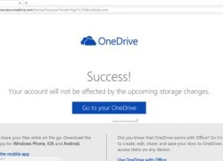 Microsoft cho phép giữ 15 GB lưu trữ đám mây miễn phí