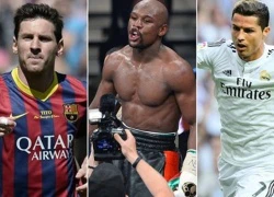 Ronaldo, Messi đồng loạt bị Mayweather vượt mặt