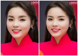 Sự thay đổi của Kỳ Duyên khi thử 5 kiểu lông mày bằng photoshop