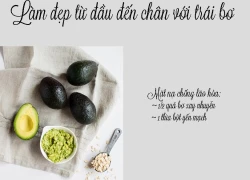 Tuyệt chiêu làm đẹp da toàn thân bằng trái bơ