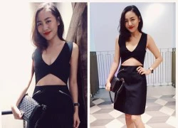 Văn Mai Hương diện váy cut-out nổi bật tuần qua