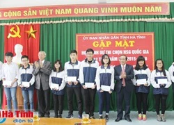 77 học sinh Hà Tĩnh đạt giải tại kỳ thi quốc gia 2016