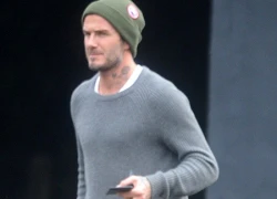 Beckham thân thiện với người hâm mộ trên phố