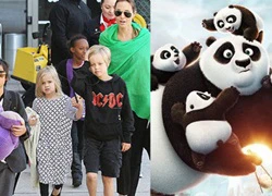 Các con Jolie lồng tiếng trong 'Kung Fu Panda 3'