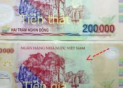 Cách nhận biết tiền giả 200.000 đồng