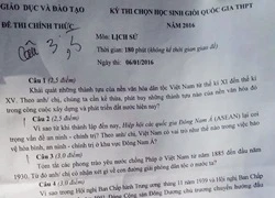 Chủ quyền biển đảo vào đề thi học sinh giỏi quốc gia