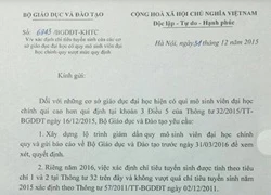 Chưa khống chế quy mô đào tạo năm 2016