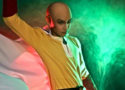 Cosplayer xinh đẹp 'cạo đầu' để hóa thân vào One Punch Man