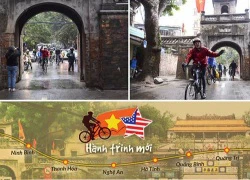 Đại sứ Mỹ đạp xe 840 km từ Hà Nội đi Huế bất chấp mưa rét