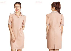 Đầm công sở tay lở Sơn Nguyễn Fashion