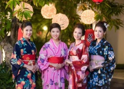 Dàn mỹ nhân Việt khoe sắc với kimono