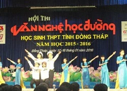 Đồng Tháp: Khai mạc Hội thi Văn nghệ học đường