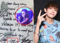 Fan thích thú khi BTS tặng quà và khen Đông Nhi là nghệ sĩ nữ hàng đầu Việt Nam