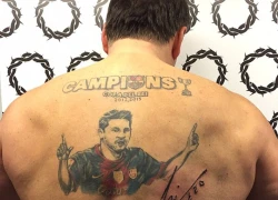 Fan xăm hình chữ ký 'xịn' của Messi