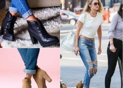 Giày Boots nữ - cái tên siêu "hot" trong làn thời trang hiện nay