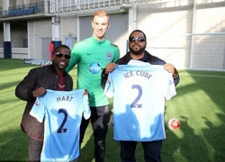 Hai sao Hollywood hạng A thăm Man City