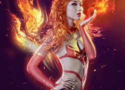 Lộ clip hậu trường Body Painting Chiến Thần Dota cực kỳ nóng bỏng