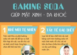 Mặt xinh, da khoẻ nhờ bột baking soda