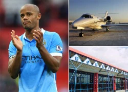 Máy bay chở Kompany bị trượt bánh