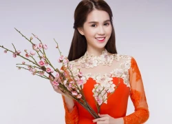 Ngọc Trinh rực rỡ trong bộ ảnh mừng Tết Bính Thân