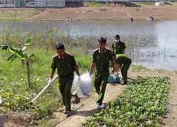 Phát hiện người đàn ông bị giết, phi tang xác dưới hồ