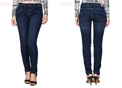 Quần Jean nữ ECOJEANS phối viền túi 024M1-M2