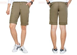 Quần short nam kaki viền túi thời trang