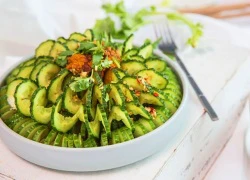 [Chế biến] - Salad dưa chuột vừa ngon lại đẹp mắt nhìn là mê