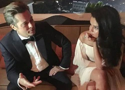 Selena Gomez 'săn lùng' Brad Pitt tại tiệc Quả cầu vàng