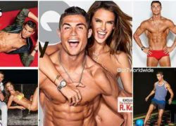 Siêu mẫu cởi 99,9% ôm body tuyệt đẹp của Cristiano Ronaldo