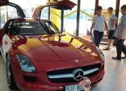 Siêu xe "cánh chim" Mercedes SLS AMG 12 tỷ trên phố Việt