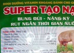 Thu giữ 7 tấn thức ăn chứa chất tạo nạc