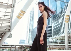 Thùy Dung với street style cá tính ở Bangkok