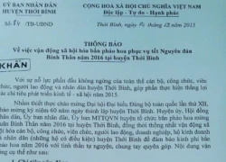 Tin mới nhất vụ chủ tịch huyện "vận động" bắn pháo hoa Tết