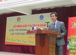 Trao giải cuộc thi Phòng chống bệnh tật học đường